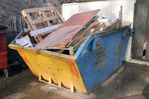 Safe debris disposal practices in Wallington site clearance