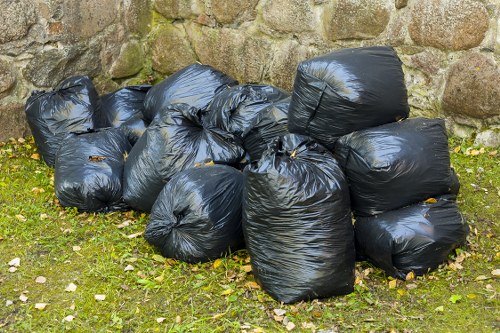 Clean garden with professional waste removal team in Wallington