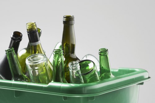Loading waste into a skip for disposal