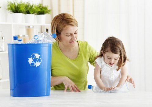 Electronic waste being processed for recycling